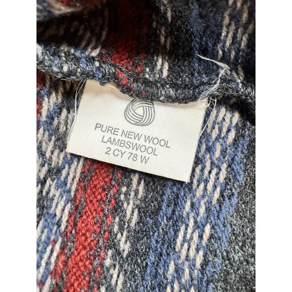 VTG Fisherman Out of Ireland XL Wool Sweater Cardigan Fair Isle Nordic Lambswool - Picture 7 of 13